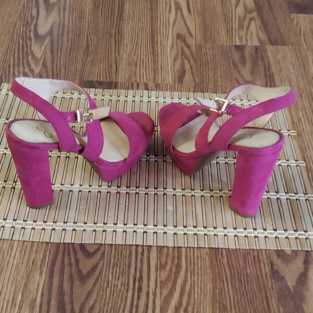 JessicaSimpson Priella Blockplatformslingback - Picture 5 of 11
